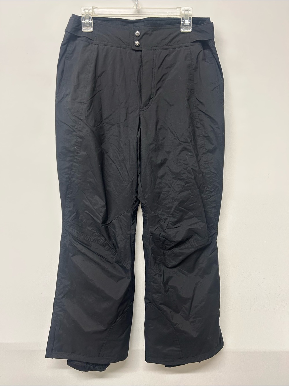 women’s  Black Outdoor Shell Pants - Water-Resistant Snow Pants